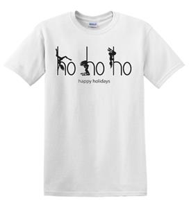 Epic Adult/Youth ho ho ho Cotton Graphic T-Shirts. Free shipping.  Some exclusions apply.