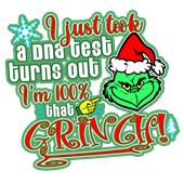 Epic Ladies 100% that Grinch V-Neck Graphic T-Shirts