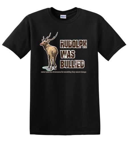Epic Adult/Youth Rudolph Bullied Cotton Graphic T-Shirts. Free shipping.  Some exclusions apply.