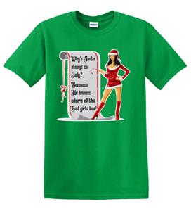 Epic Adult/Youth Santa Bad Girls Cotton Graphic T-Shirts. Free shipping.  Some exclusions apply.