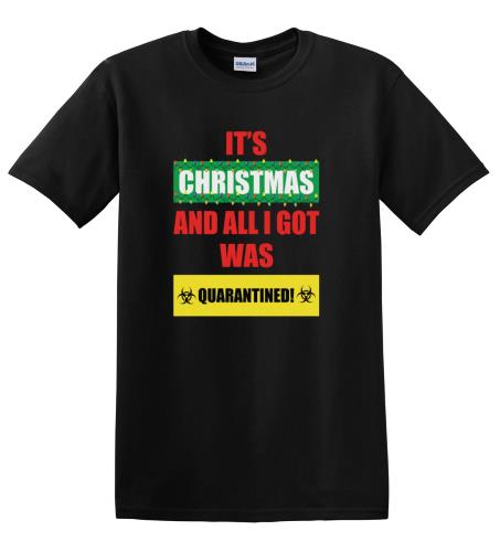 Epic Adult/Youth Xmas Quarantined Cotton Graphic T-Shirts. Free shipping.  Some exclusions apply.