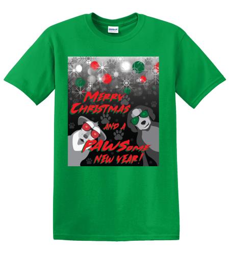 Epic Adult/Youth PAWSome New Year Cotton Graphic T-Shirts. Free shipping.  Some exclusions apply.