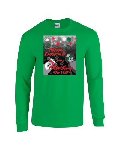 Epic PAWSome New Year Long Sleeve Cotton Graphic T-Shirts