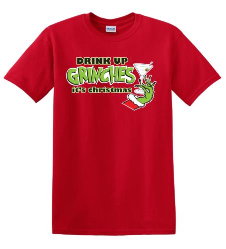 Epic Adult/Youth Drink up Grinches Cotton Graphic T-Shirts. Free shipping.  Some exclusions apply.