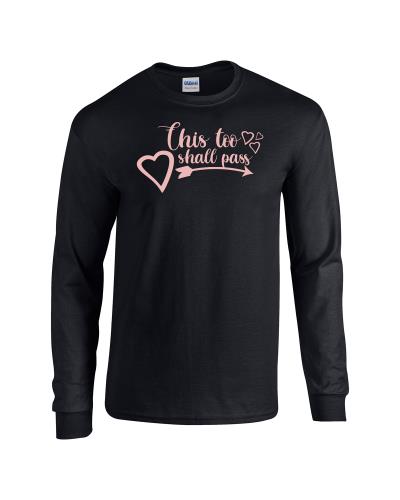 Epic this shall pass Long Sleeve Cotton Graphic T-Shirts. Free shipping.  Some exclusions apply.