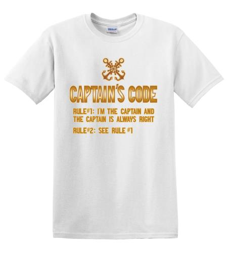 Epic Adult/Youth Captain's Code Cotton Graphic T-Shirts. Free shipping.  Some exclusions apply.