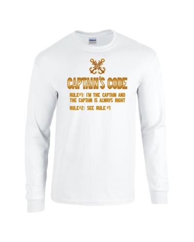 Epic Captains Code Long Sleeve Cotton Graphic T Shirts Baseball Equipment And Gear