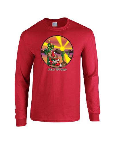 Epic Feliz Navidad Long Sleeve Cotton Graphic T-Shirts. Free shipping.  Some exclusions apply.