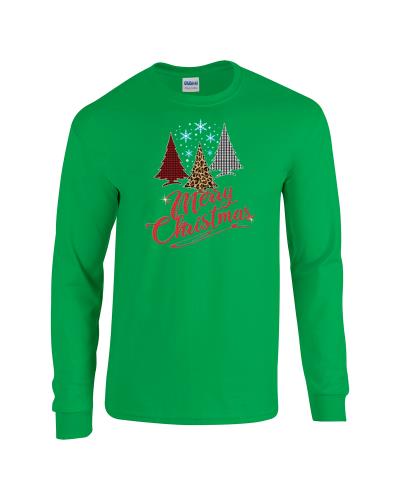 Epic Merry Christmas Long Sleeve Cotton Graphic T-Shirts. Free shipping.  Some exclusions apply.