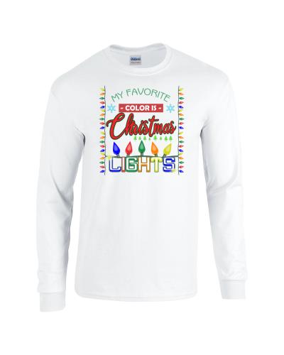 Epic Christmas Lights Long Sleeve Cotton Graphic T-Shirts. Free shipping.  Some exclusions apply.