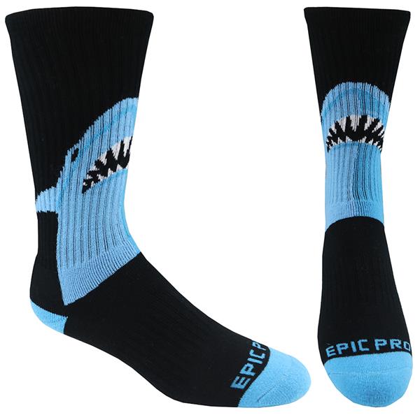 Crew Shark Socks PAIR - Baseball Equipment & Gear