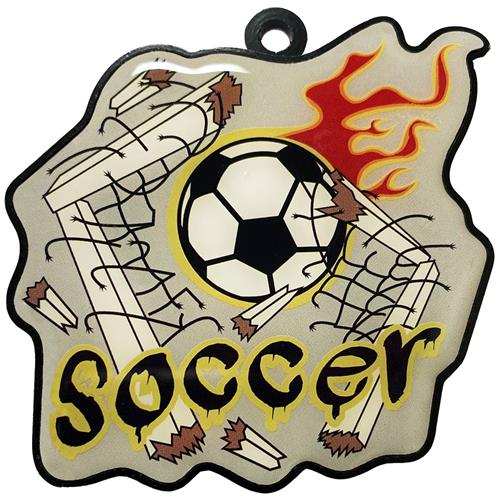 2.75" Sport Breakthrough Black Soccer Award Medals