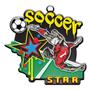 Epic 2.75" Graffiti Star Black Soccer Award Medals