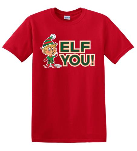 Epic Adult/Youth Elf You! Cotton Graphic T-Shirts. Free shipping.  Some exclusions apply.