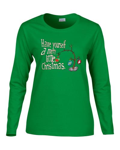 Epic Ladies Little Christmas Long Sleeve Graphic T-Shirts. Free shipping.  Some exclusions apply.