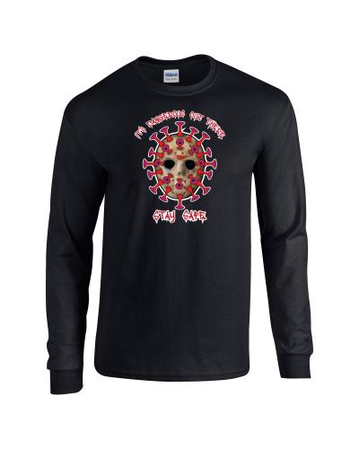 Epic Stay Safe Long Sleeve Cotton Graphic T-Shirts. Free shipping.  Some exclusions apply.