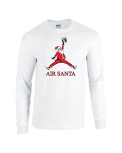 Epic Air Santa Long Sleeve Cotton Graphic T-Shirts