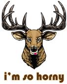 Epic Ladies i'm so horny V-Neck Graphic T-Shirts