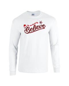 Epic Believe Long Sleeve Cotton Graphic T-Shirts. Free shipping.  Some exclusions apply.