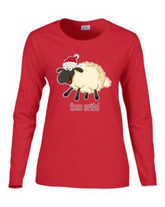 Epic Ladies Fleece Navidad Long Sleeve Graphic T-Shirts. Free shipping.  Some exclusions apply.