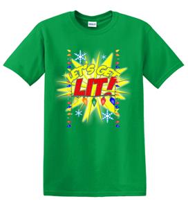 Epic Adult/Youth Let's Get Lit Cotton Graphic T-Shirts. Free shipping.  Some exclusions apply.