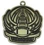 Epic 2.7" Sport Wings Antique Gold Football Award Medals