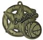 Epic 2.7" Vintage Antique Gold Basketball Award Medals