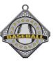 Epic 2.75" Circle & Diamond Antique Baseball Award Medals