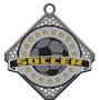 Epic 2.75" Circle & Diamond Antique Soccer Award Medals
