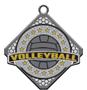 Epic 2.75" Circle Diamond Antique Volleyball Award Medals