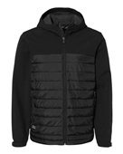 Dri Duck Men's Pinnacle Puffer Body Softshell Hooded Jacket 5324