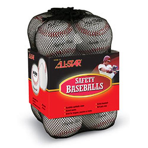 ALLSTAR ASSB12 Safety Ball Baseballs12 Per Bag Baseball Equipment