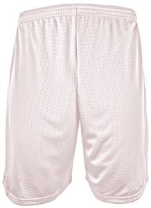 Youth (YXS, YXL)  6"  Inseam WHITE Lined Shorts w/Slight Pink Tint