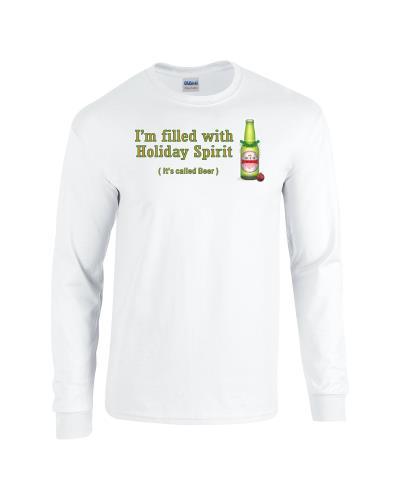 Epic Holiday Beer Long Sleeve Cotton Graphic T-Shirts. Free shipping.  Some exclusions apply.