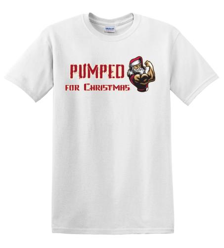 Epic Adult/Youth Pumped for Xmas Cotton Graphic T-Shirts. Free shipping.  Some exclusions apply.