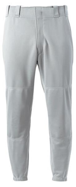 Grey Rawlings Launch Adult Hemmed Relaxed Fit Open Bottom Baseball Pants White 