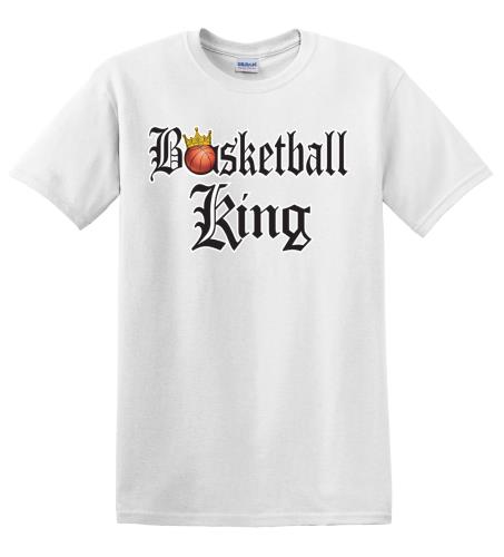 Epic Adult/Youth Basketball King Cotton Graphic T-Shirts. Free shipping.  Some exclusions apply.