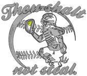 Epic Ladies Not Steal V-Neck Graphic T-Shirts