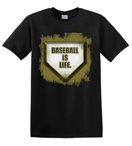 Epic Adult/Youth Baseball is Life Cotton Graphic T-Shirts. Free shipping.  Some exclusions apply.