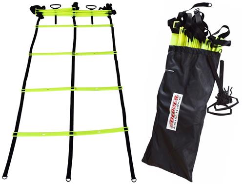 Blazer Dual Agility Ladder With Flat Adjustable Rungs