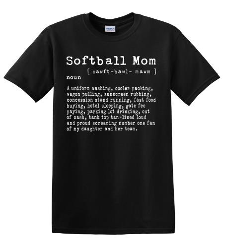 Epic Adult/Youth Softball Mom Cotton Graphic T-Shirts. Free shipping.  Some exclusions apply.