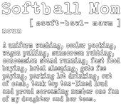 Epic Ladies Softball Mom V-Neck Graphic T-Shirts