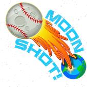 Epic Ladies Moon Shot! V-Neck Graphic T-Shirts