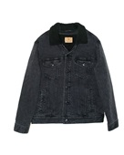 Threadfast Apparel Unisex Sherpa-Lined Denim Jacket 372J