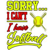 Epic Adult/Youth I have Softball Cotton Graphic T-Shirts