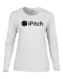 Epic Ladies iPitch Long Sleeve Graphic T-Shirts. Free shipping.  Some exclusions apply.