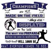 Epic Adult/Youth Baseball Champion Cotton Graphic T-Shirts