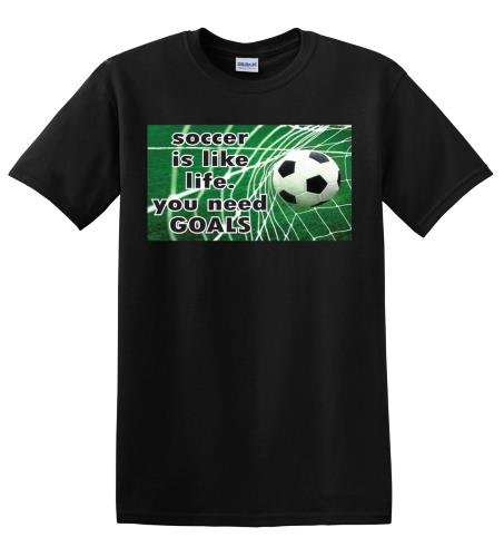 Epic Adult/Youth Soccer Goals Cotton Graphic T-Shirts. Free shipping.  Some exclusions apply.