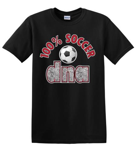 Epic Adult/Youth Soccer DNA Cotton Graphic T-Shirts. Free shipping.  Some exclusions apply.