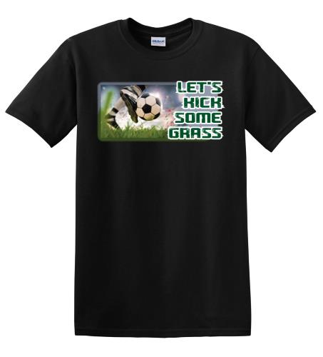 Epic Adult/Youth Kick Some Grass Cotton Graphic T-Shirts. Free shipping.  Some exclusions apply.